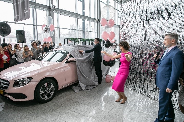 Pink Car Unveiling