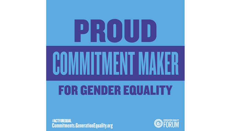 Commitments for gender equality logo
