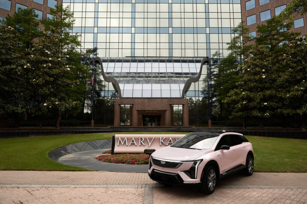 Mary Kay's new all-electric Cadillac Optiq