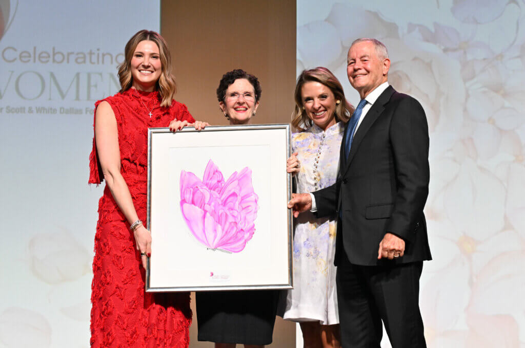 Mary Kay Ash Foundation Board members accept Baylor Scott & White Foundation Circle of Care Award