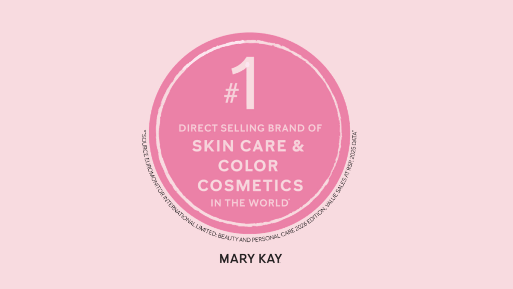 Euromonitor recognition of Mary Kay badge
