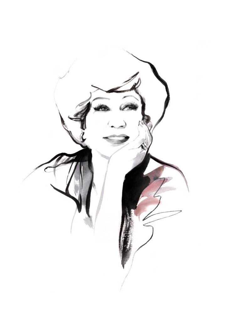 Illustration of Mary Kay Ash