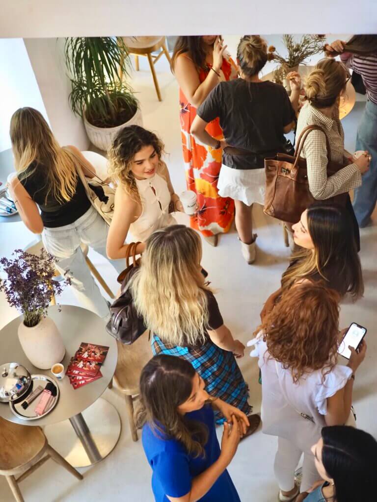 women gathering at Mary Kay Beauty is More Beautiful Shared